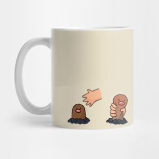 Diglett to wiglett Mug